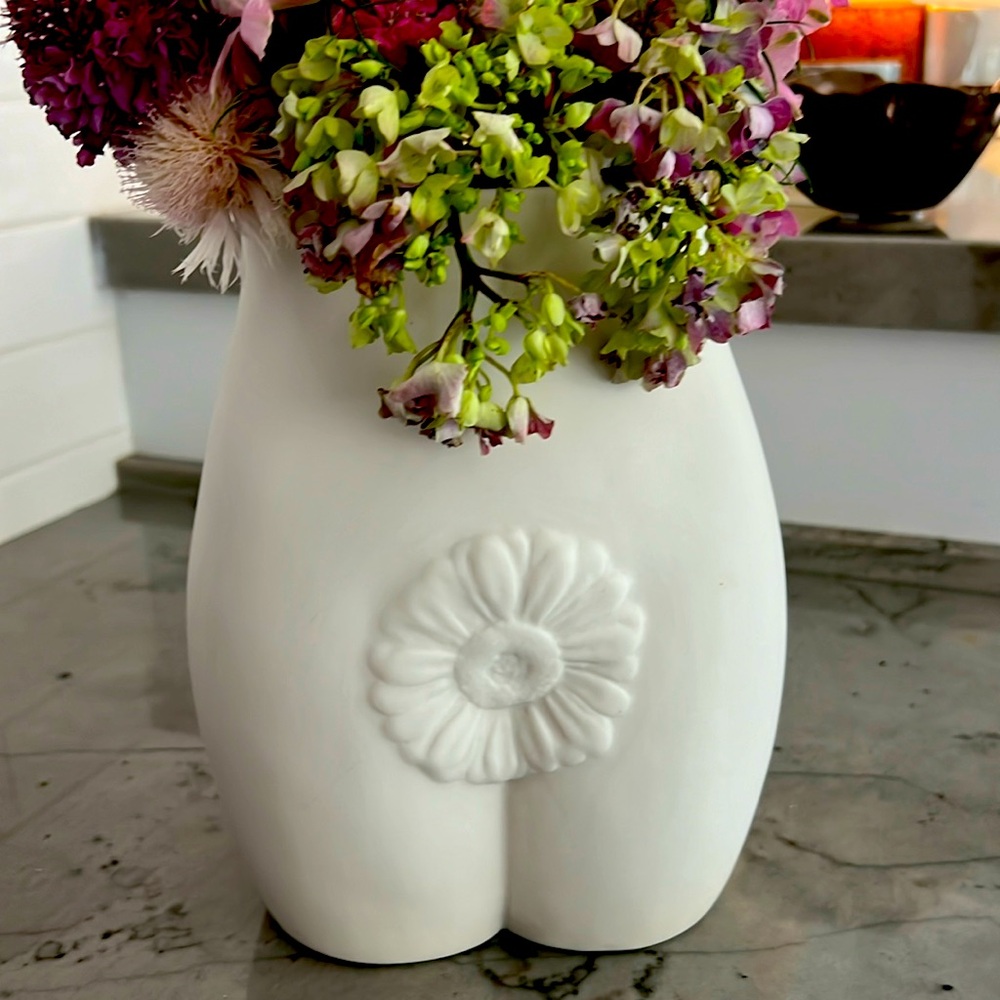 Beautiful French artwork lady vase
